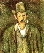 Paul Cezanne mannen med pipan china oil painting artist